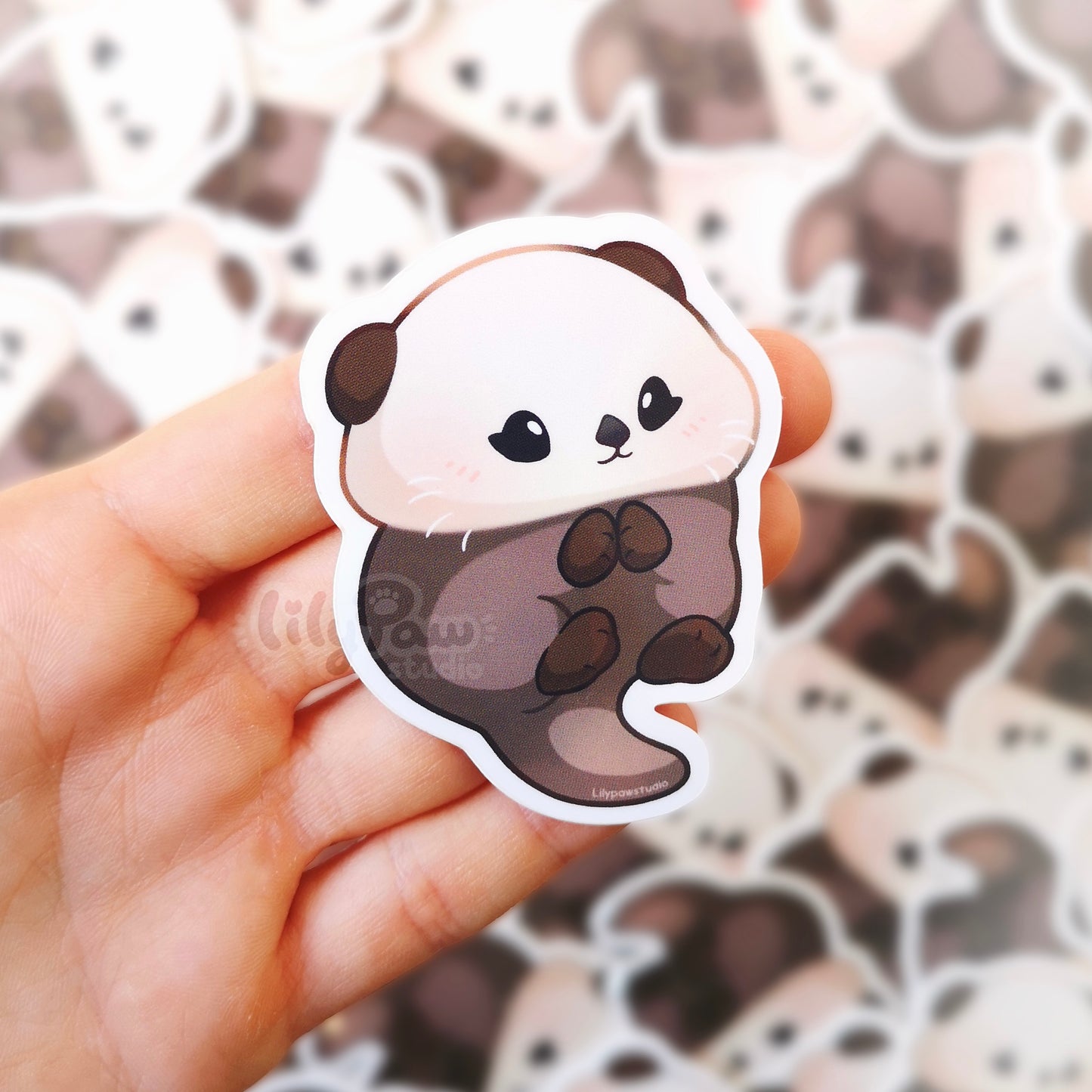 Sea Otter Mochimal- Vinyl Sticker
