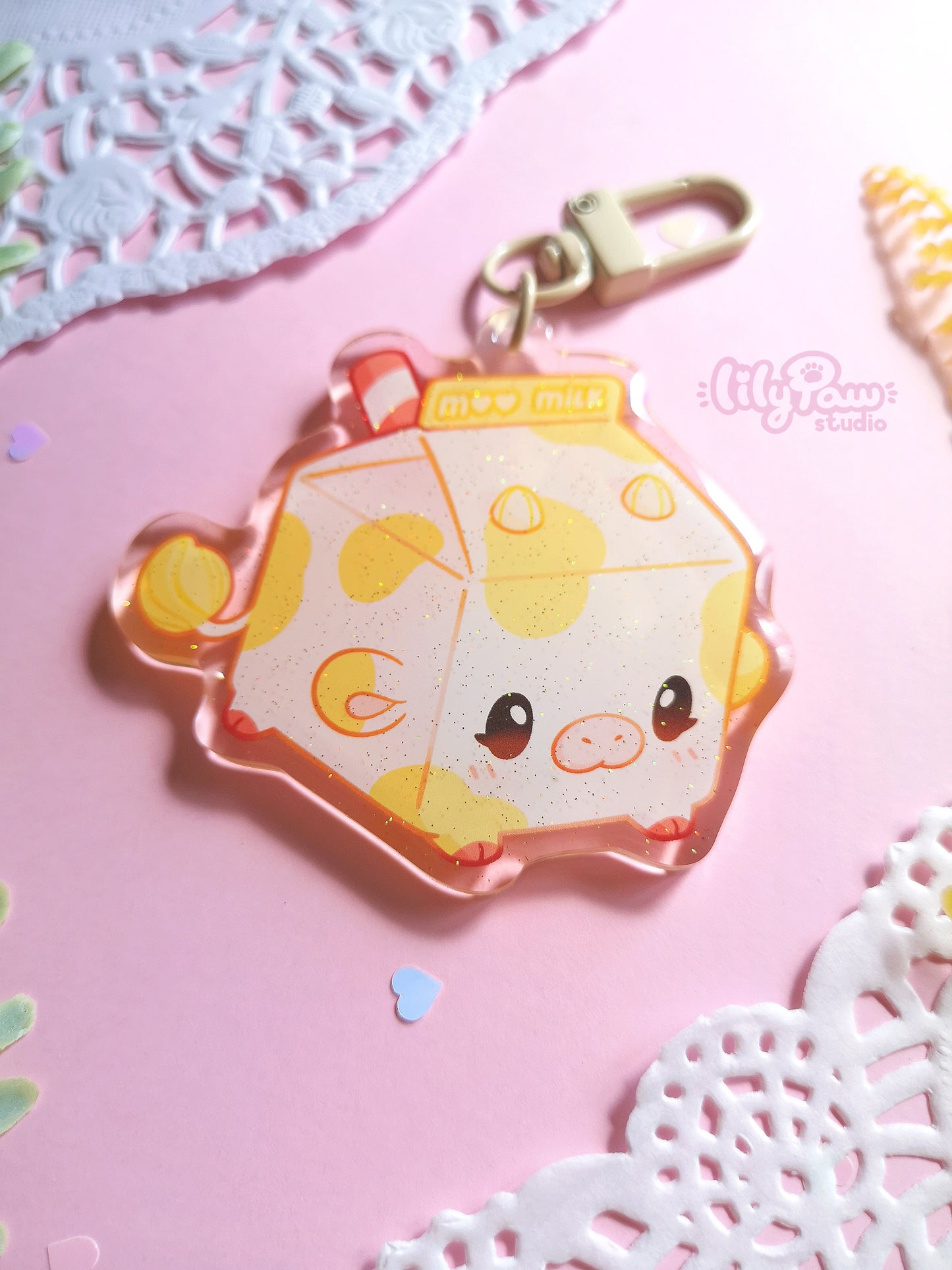 Moonana Moo Milk - Acrylic Keychain