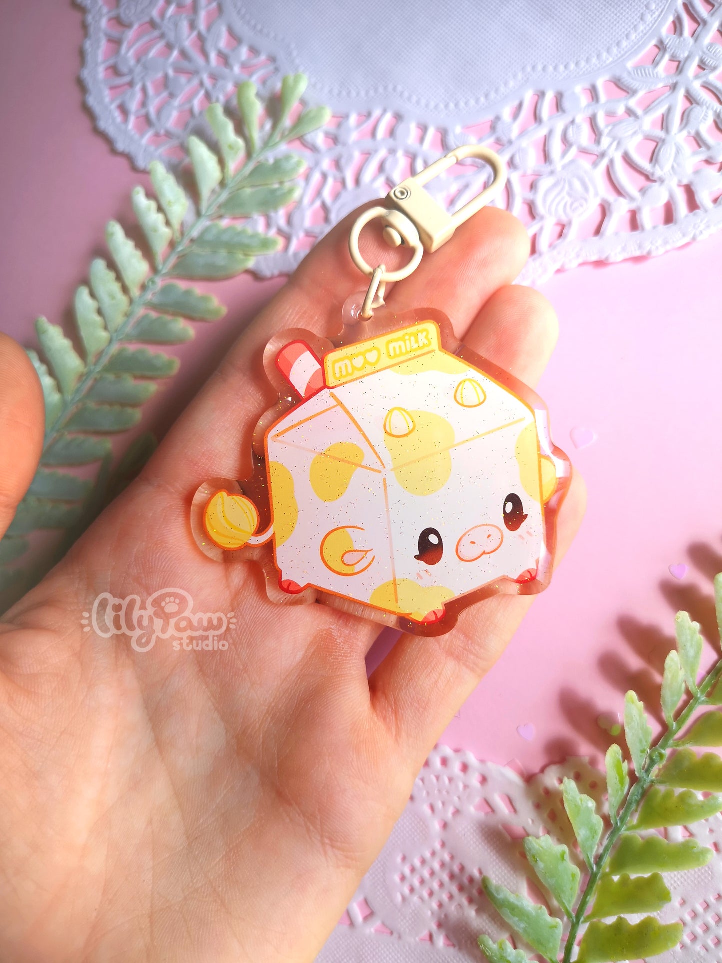 Moonana Moo Milk - Acrylic Keychain
