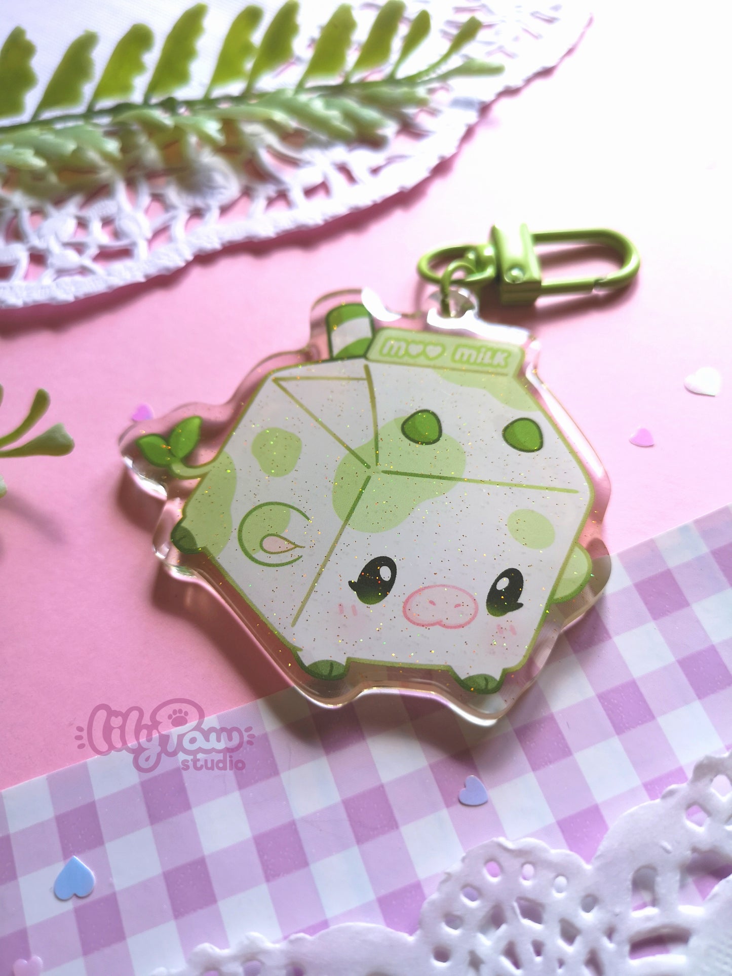 Mootcha Moo Milk - Acrylic Keychain