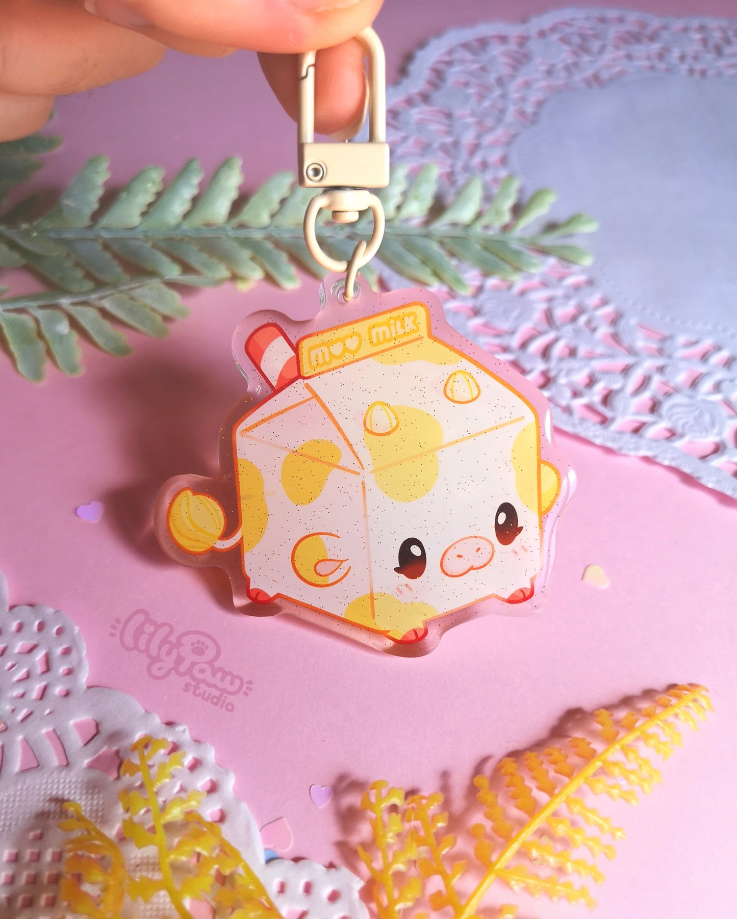 Moonana Moo Milk - Acrylic Keychain