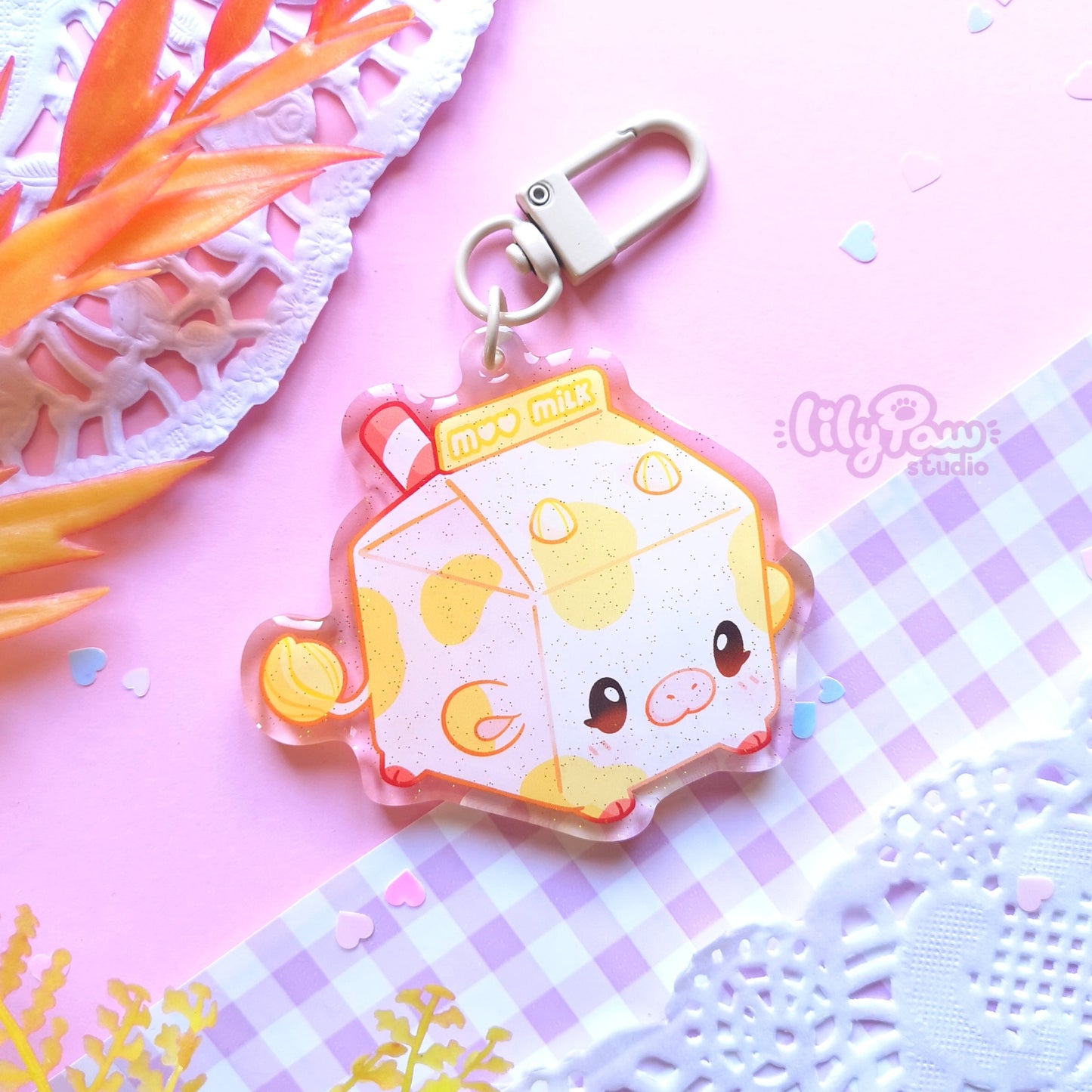 Moonana Moo Milk - Acrylic Keychain