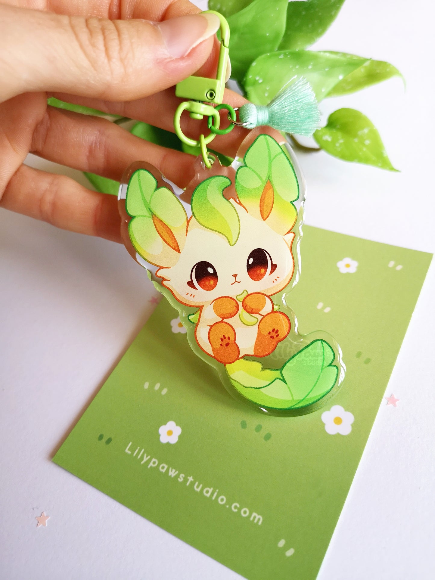 Eeveelution Acrylic Charm - Plant