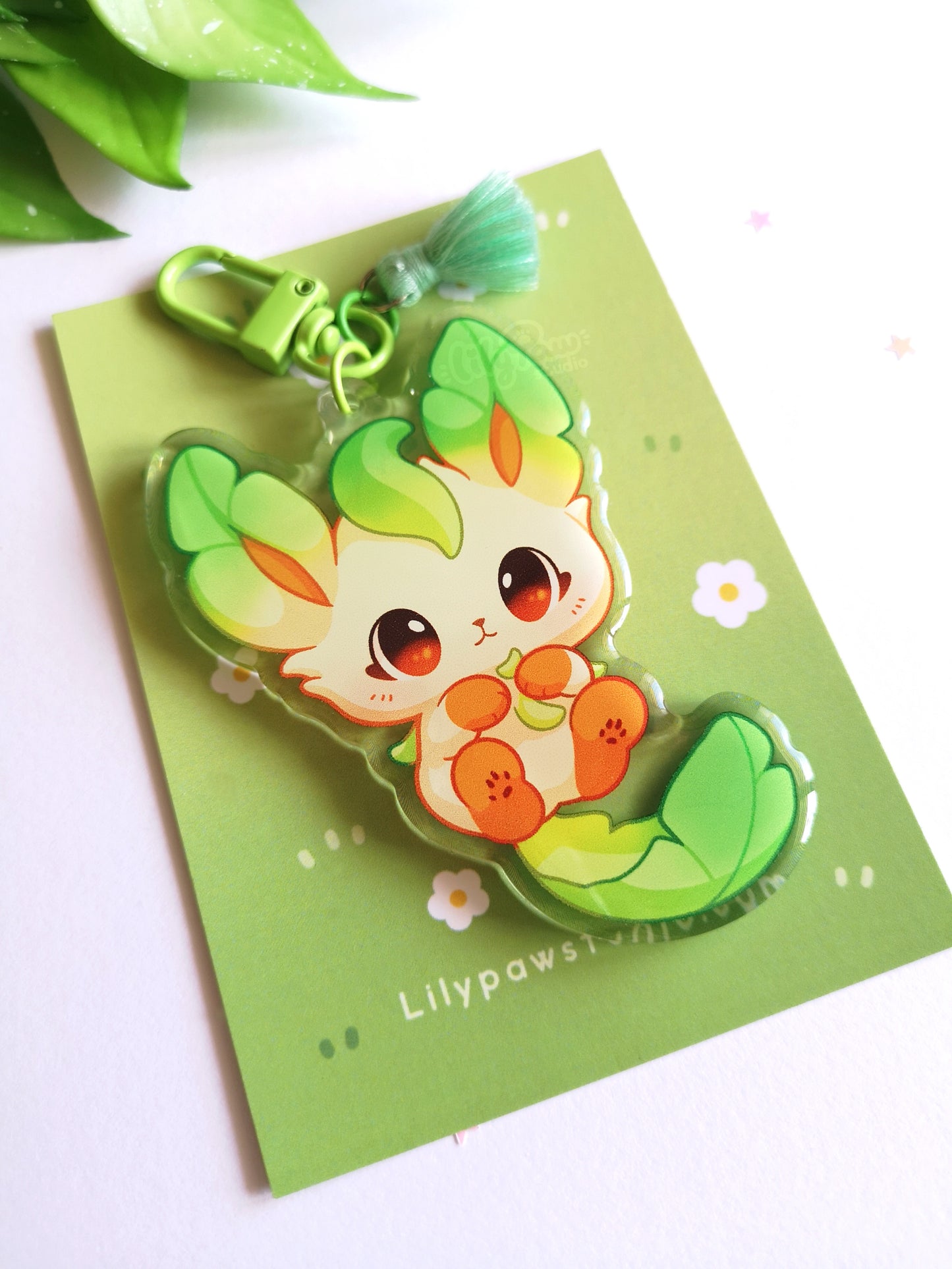 Eeveelution Acrylic Charm - Plant