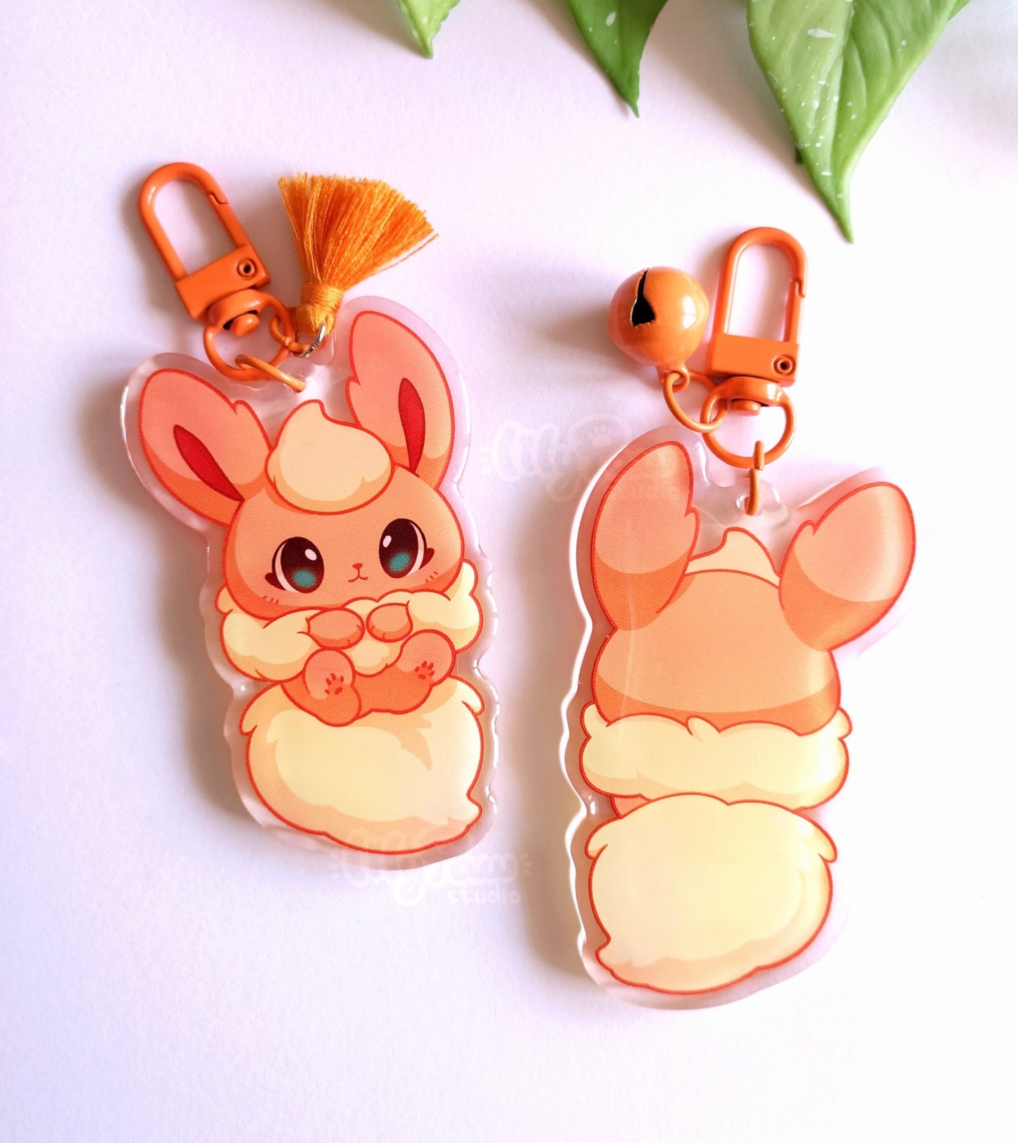 Eeveelution Acrylic Charm - Fire