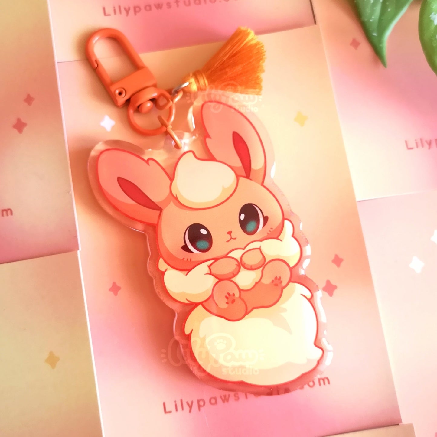 Eeveelution Acrylic Charm - Fire
