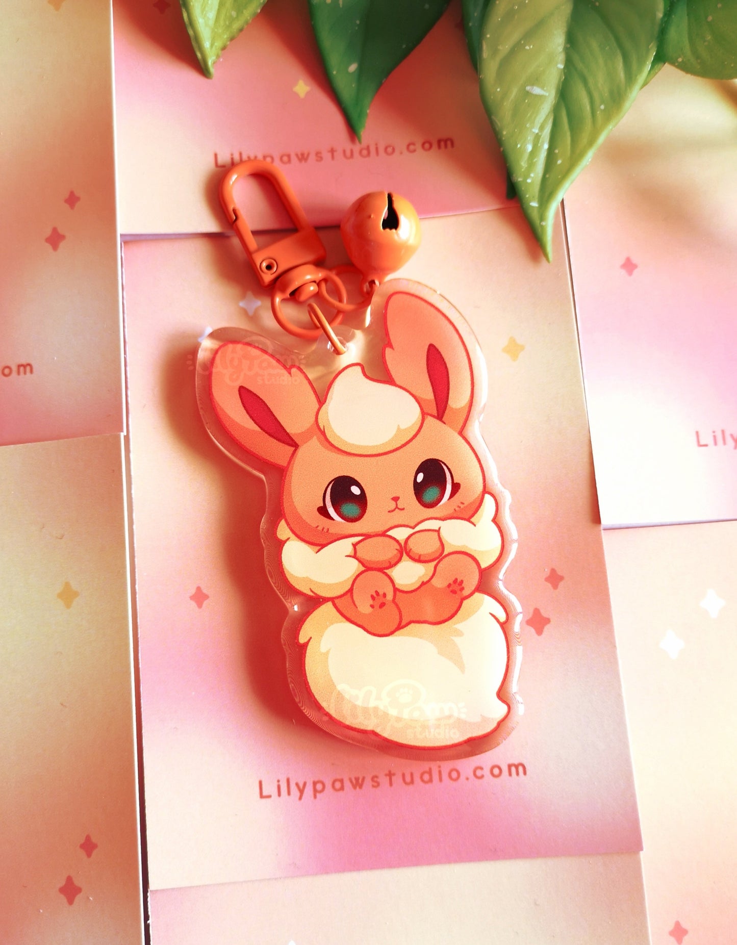 Eeveelution Acrylic Charm - Fire