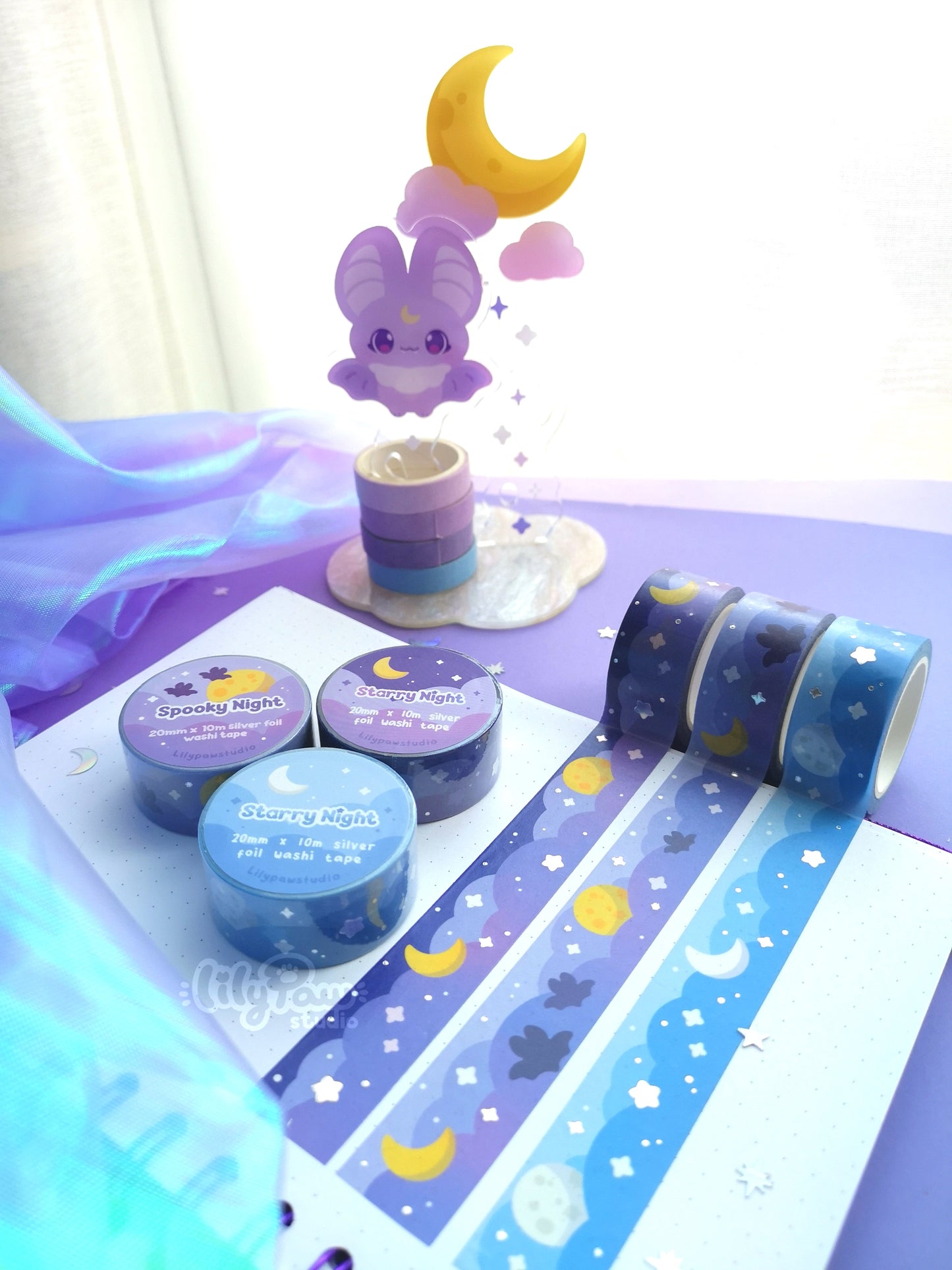 Silver Foil Washi Tape