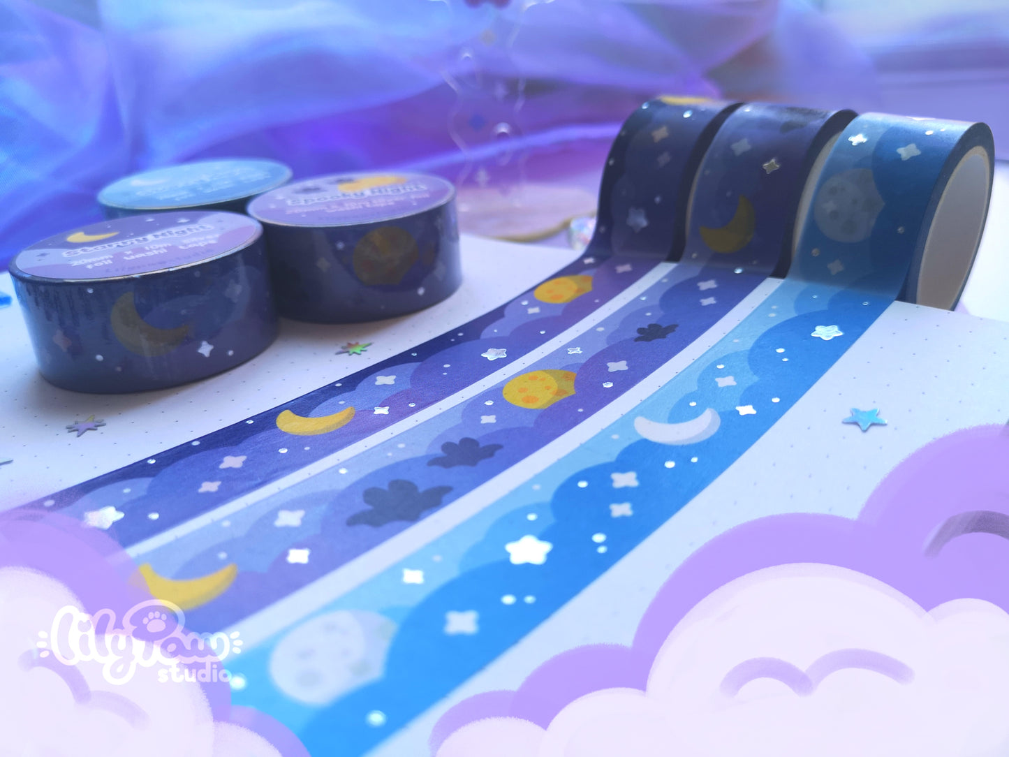Silver Foil Washi Tape