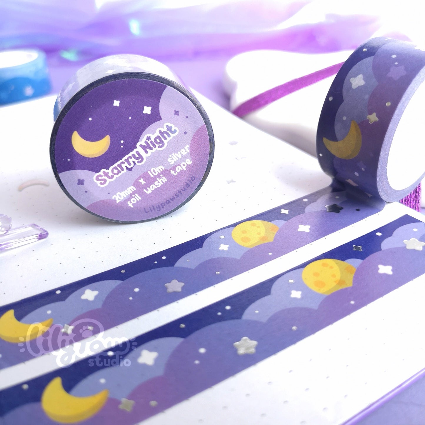 Silver Foil Washi Tape