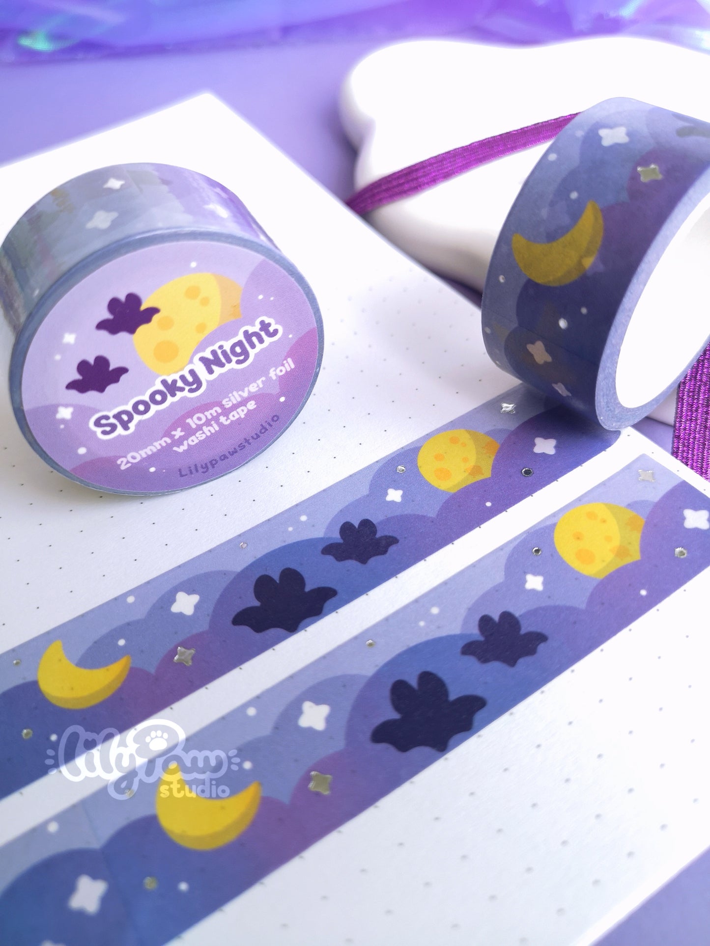 Silver Foil Washi Tape