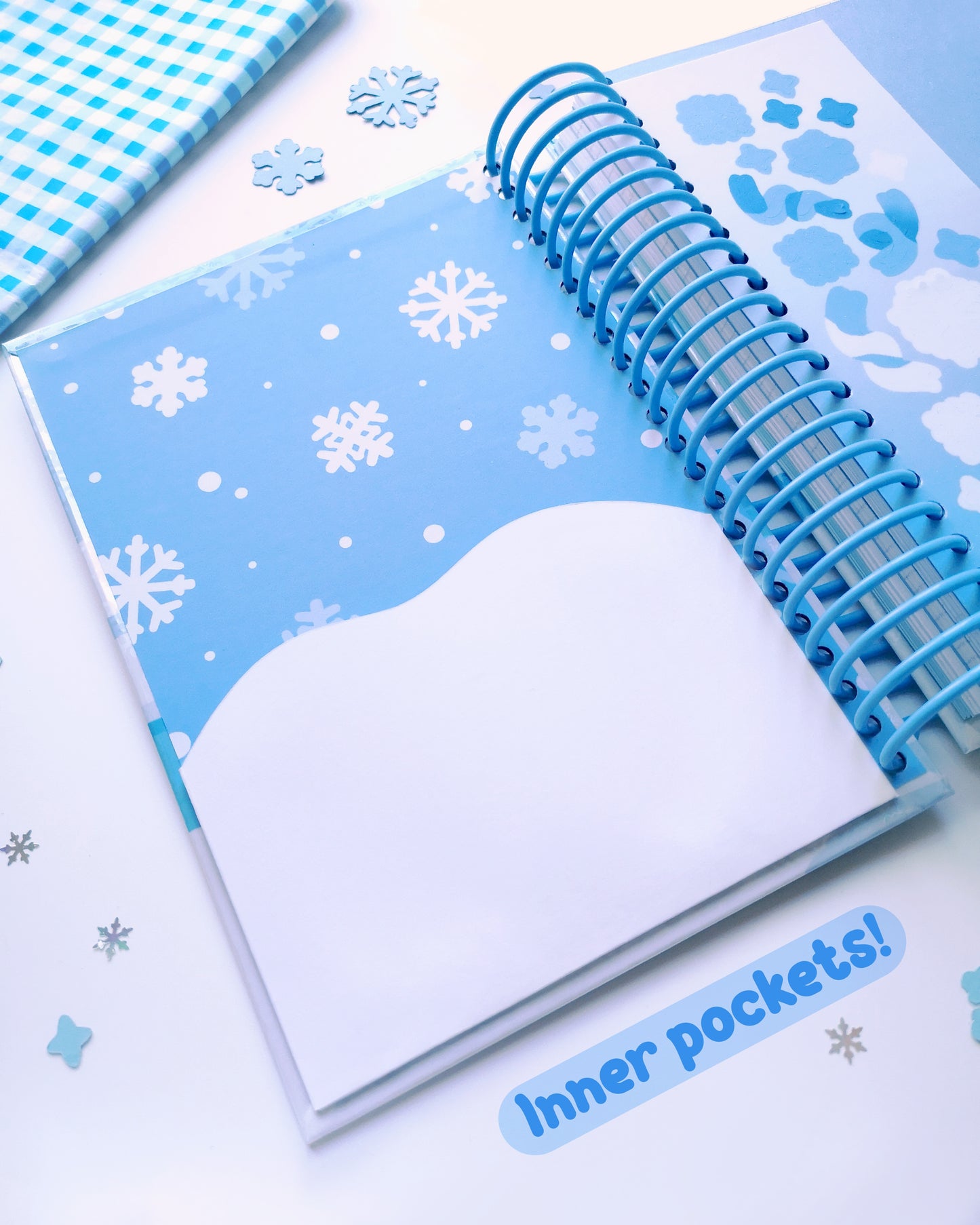 Polar Pals - Hardcover Handmade Notebook (Polar Bears)