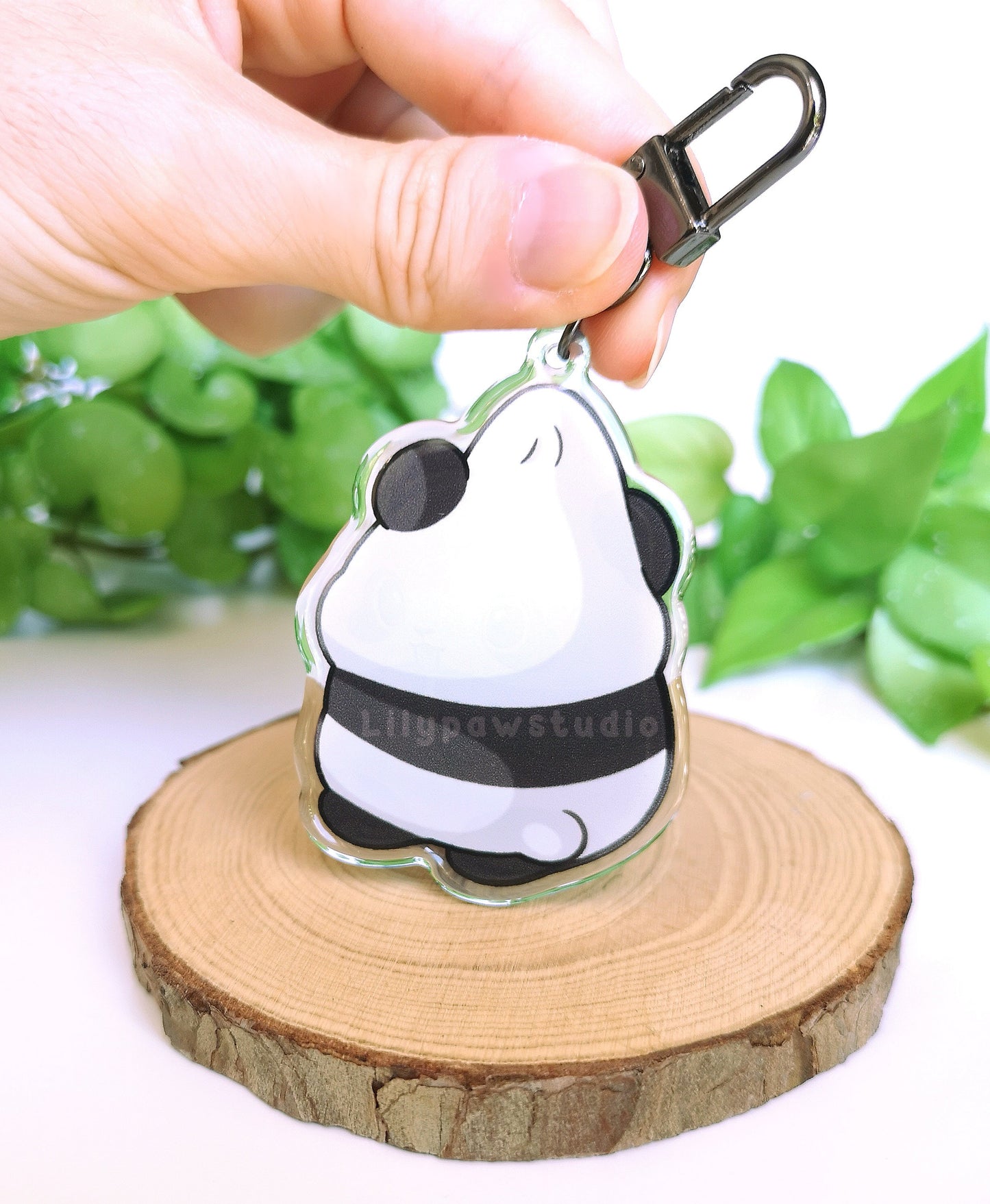 Panda Bear Mochimal - Acrylic Charm