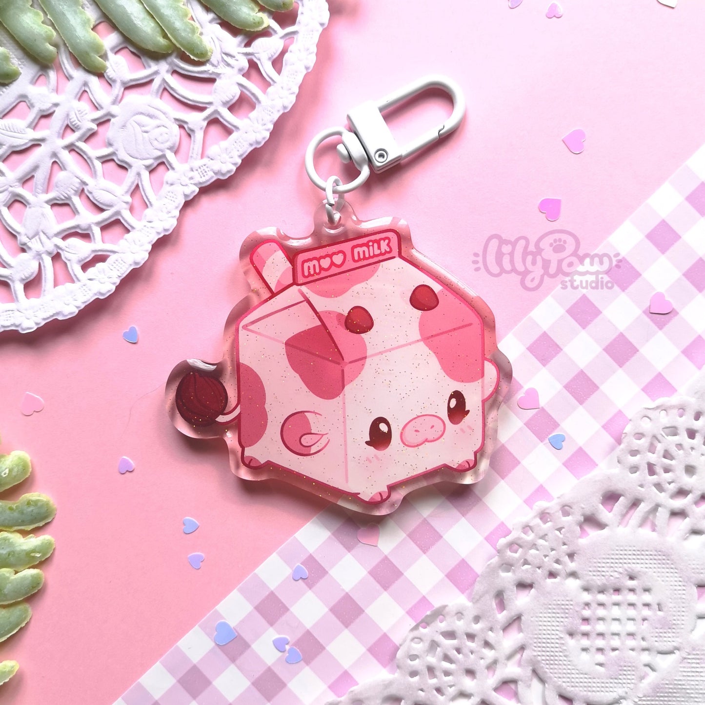 Chocow Moo Milk - Acrylic Keychain