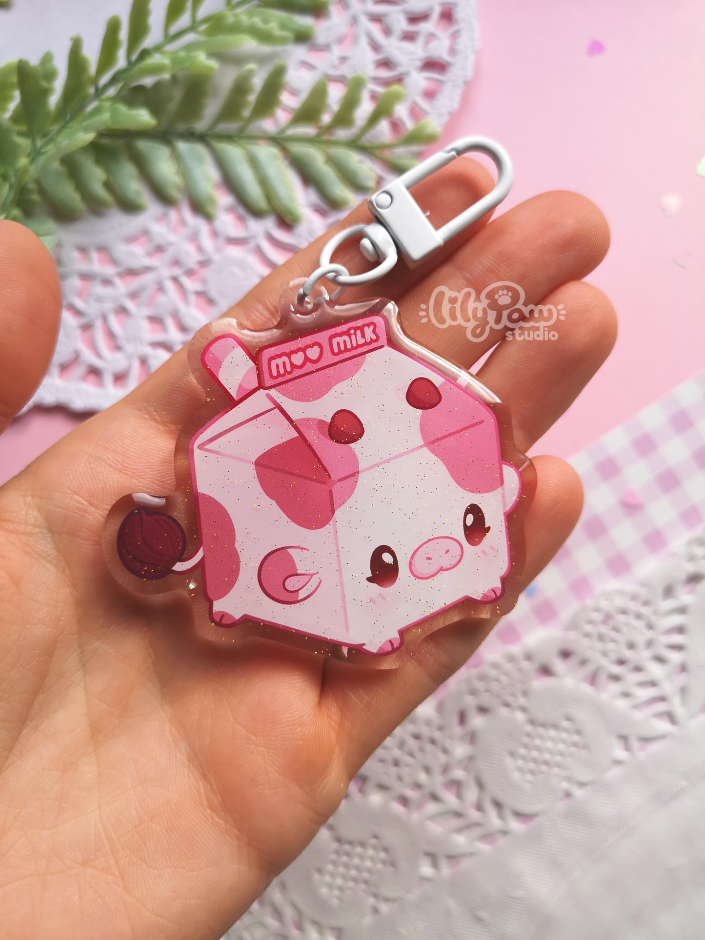 Chocow Moo Milk - Acrylic Keychain