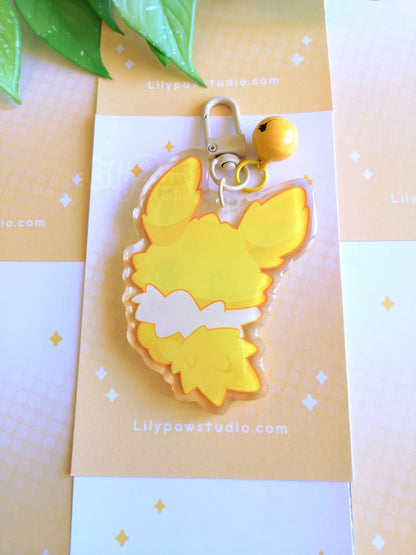 Eeveelution Acrylic Charm - Electric