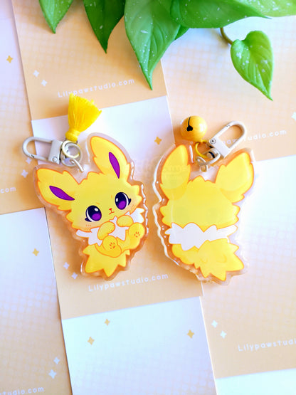 Eeveelution Acrylic Charm - Electric