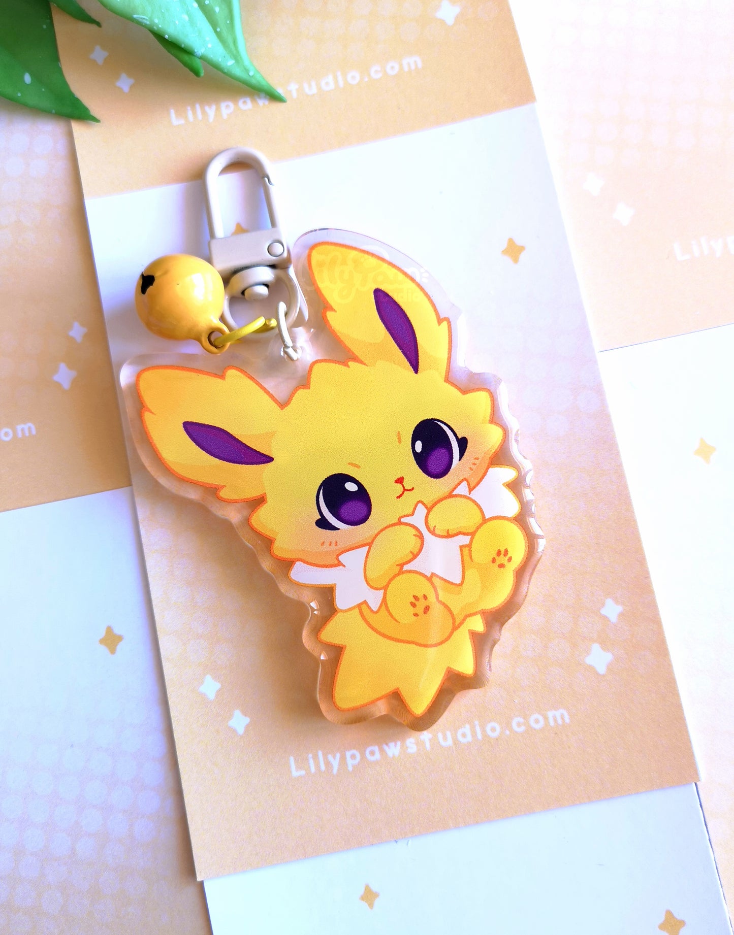 Eeveelution Acrylic Charm - Electric