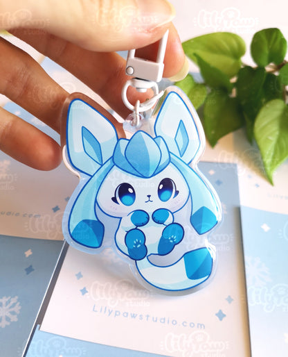 Eeveelution Acrylic Charm - Ice