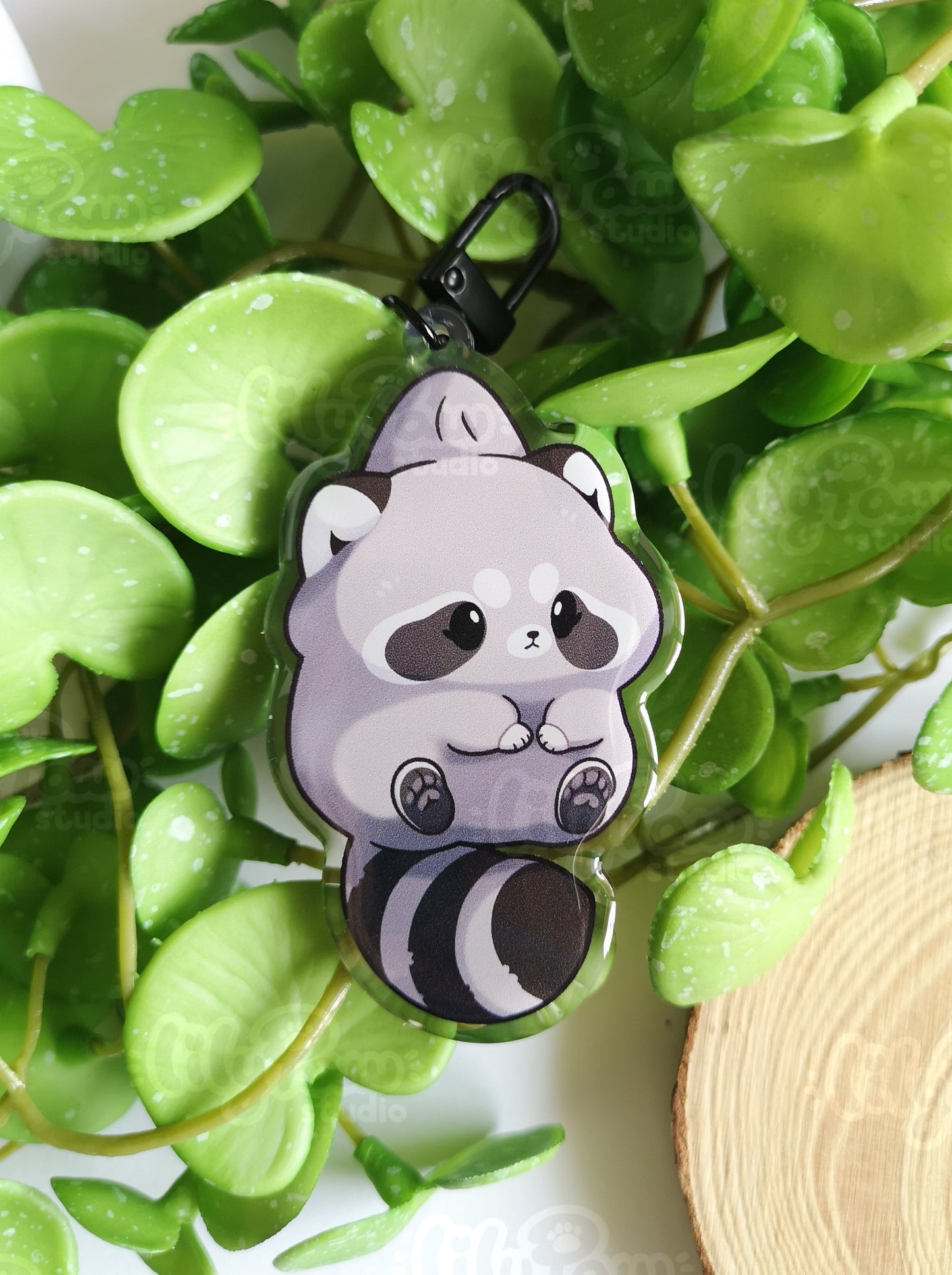 Raccoon Mochimal - Acrylic Charm