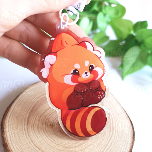 Red Panda Mochimal - Acrylic Charm