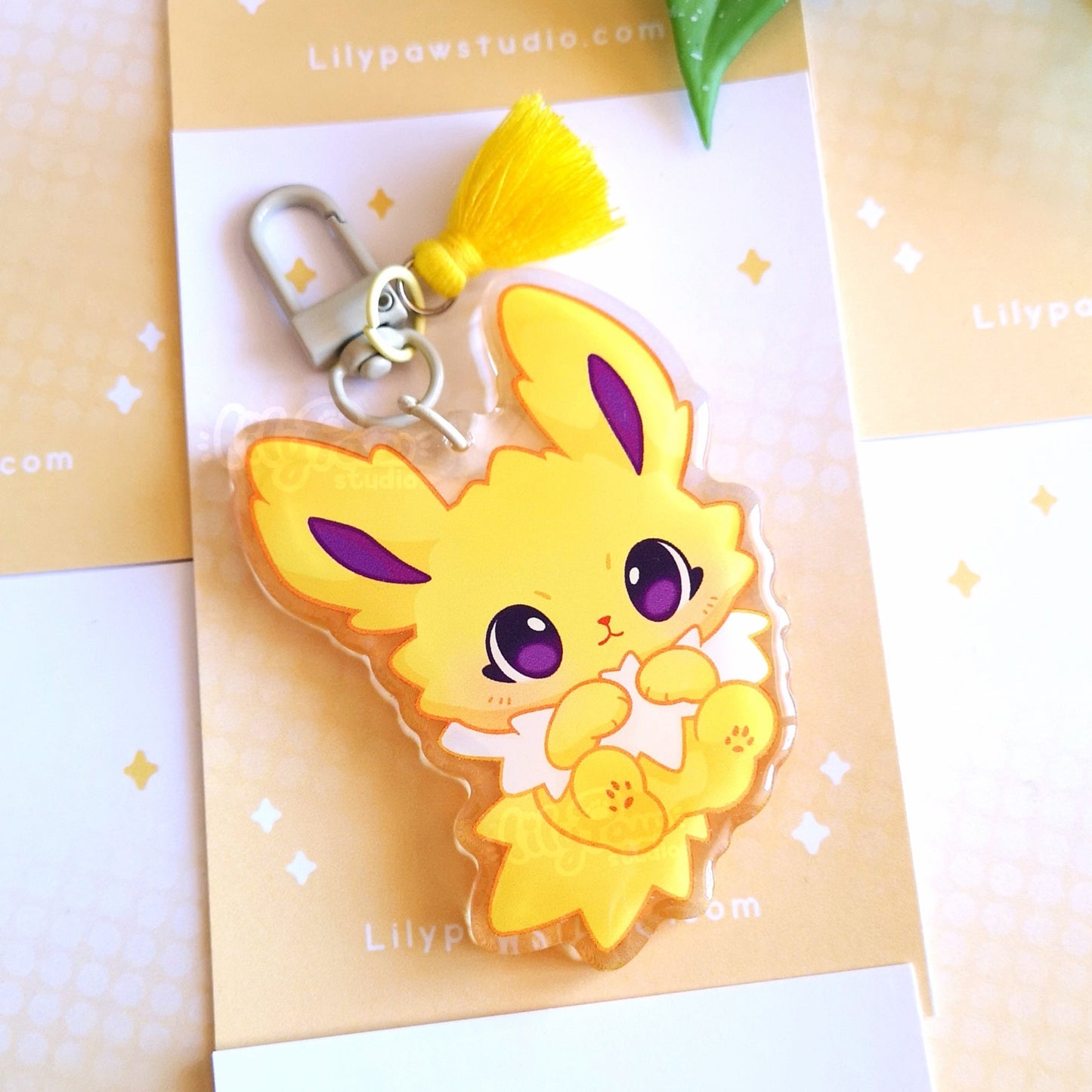 Eeveelution Acrylic Charm - Electric