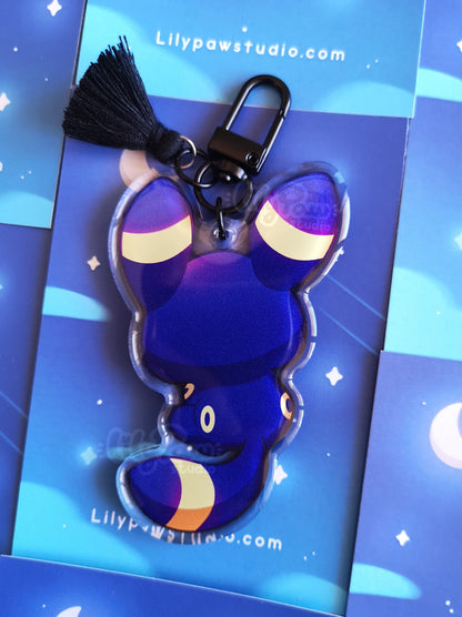 Eeveelution Acrylic Charm - Night