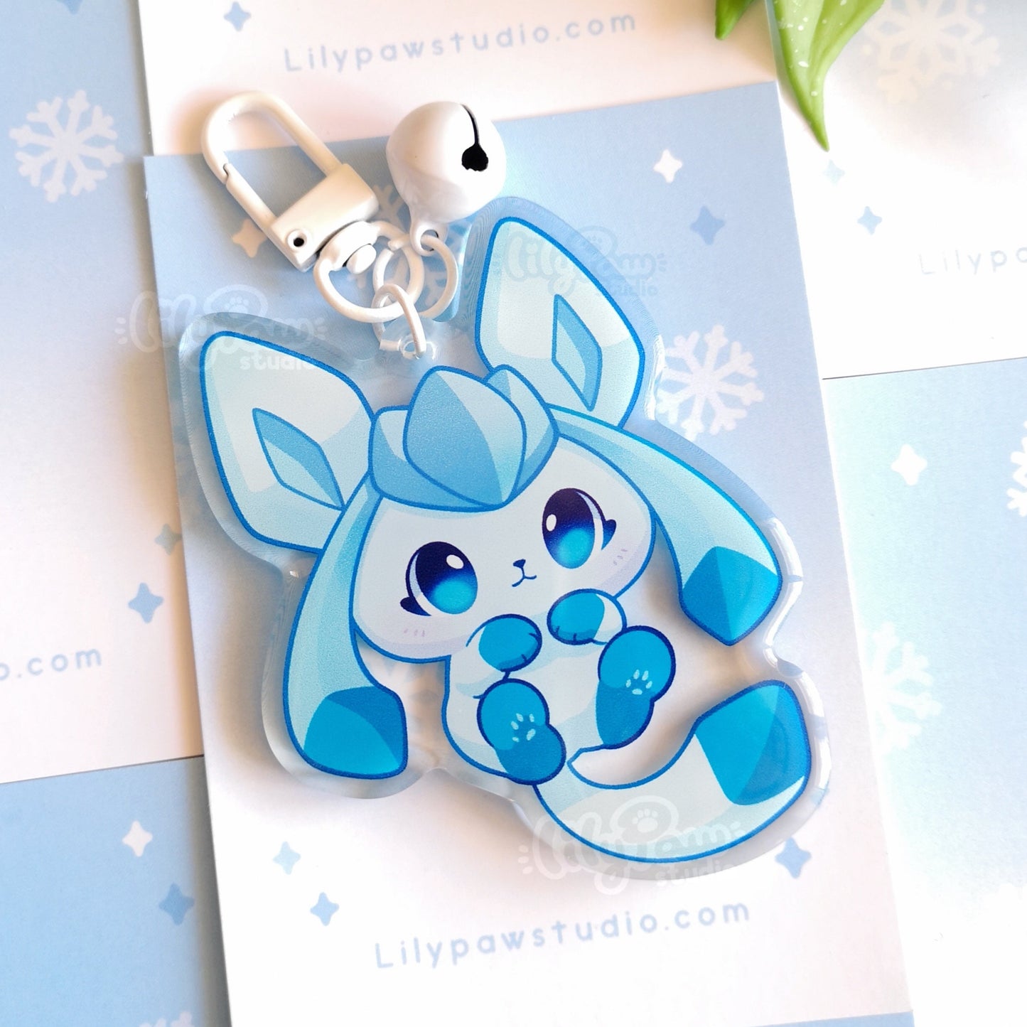 Eeveelution Acrylic Charm - Ice