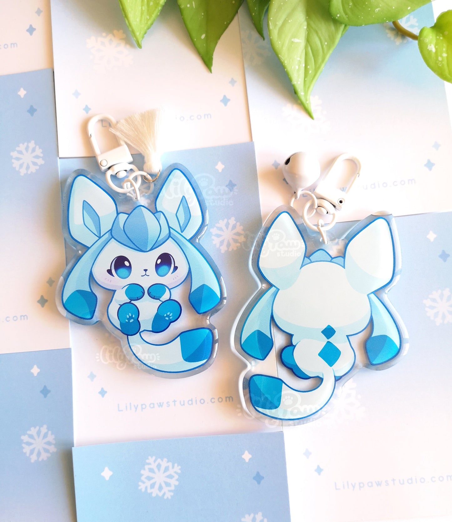 Eeveelution Acrylic Charm - Ice