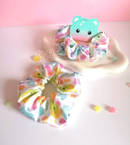 Candy Bears - Satin Scrunchie