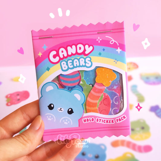 Candy Bears - Holo Sticker Pack