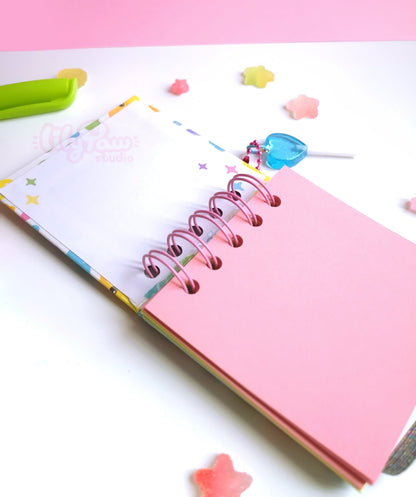 Candy Bears - Handmade Mini Notebook