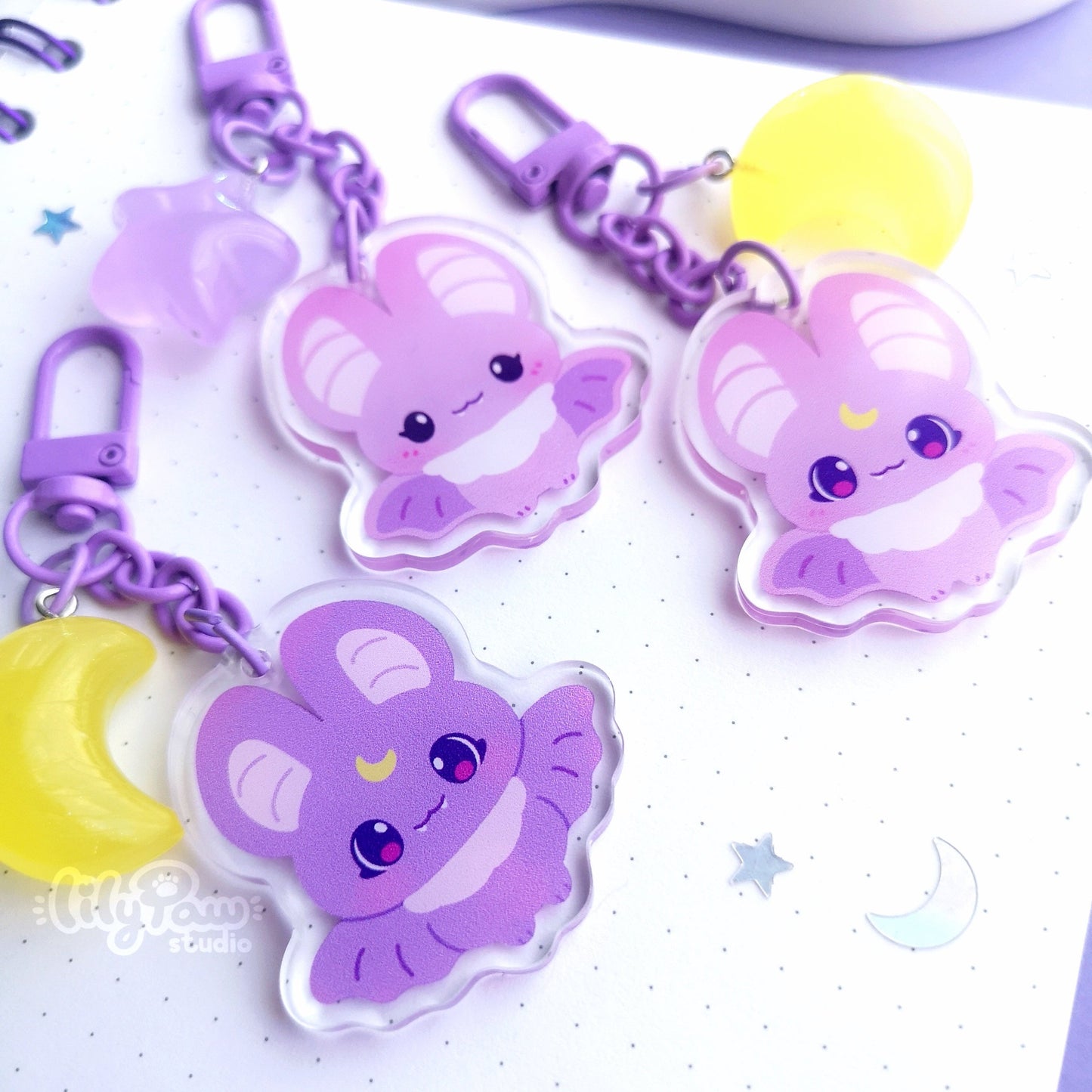 Bitty Bats Charms