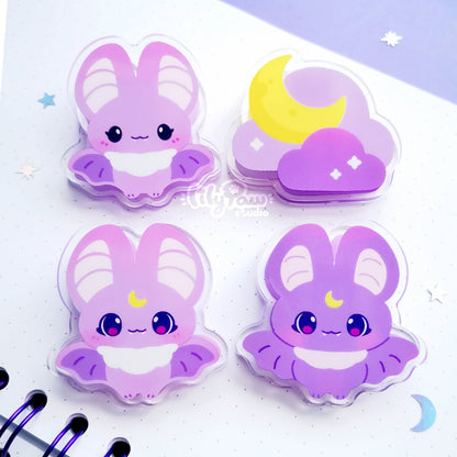 Bitty Bats - Binder Clips