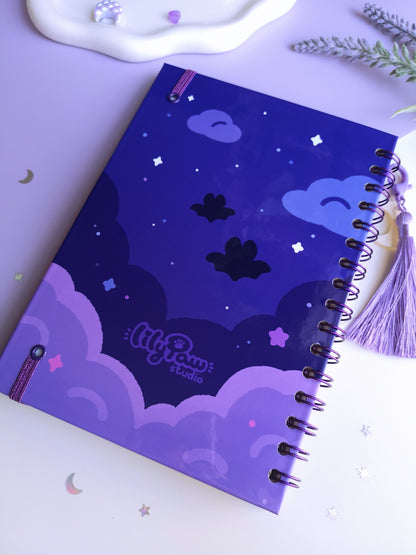 Bitty Bats - Handmade Hardcover Notebook