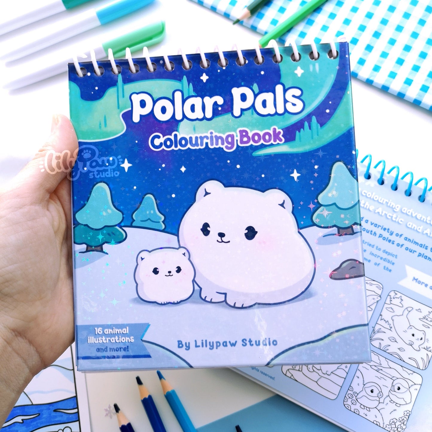 Polar Pals Colouring Book - (Made to order item)