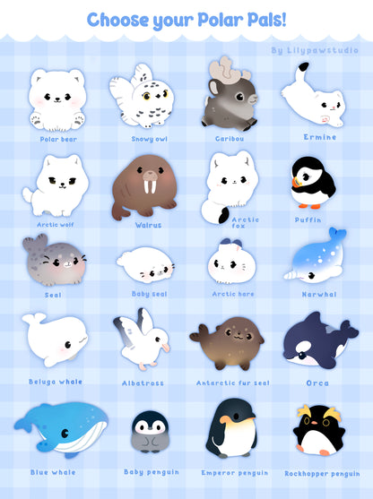 PREORDER - Polar Pals Mini Charms