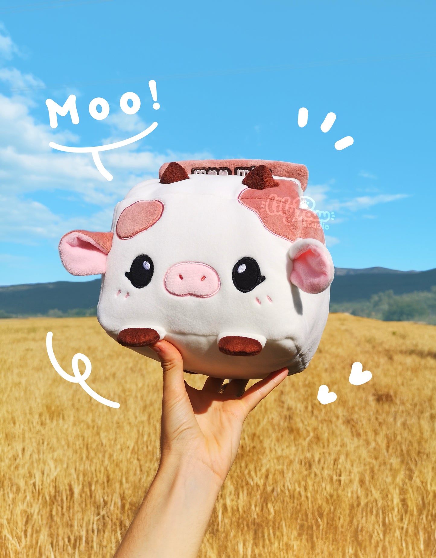 Moo Milk Plushie