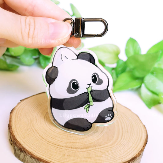 Panda Bear Mochimal - Acrylic Charm
