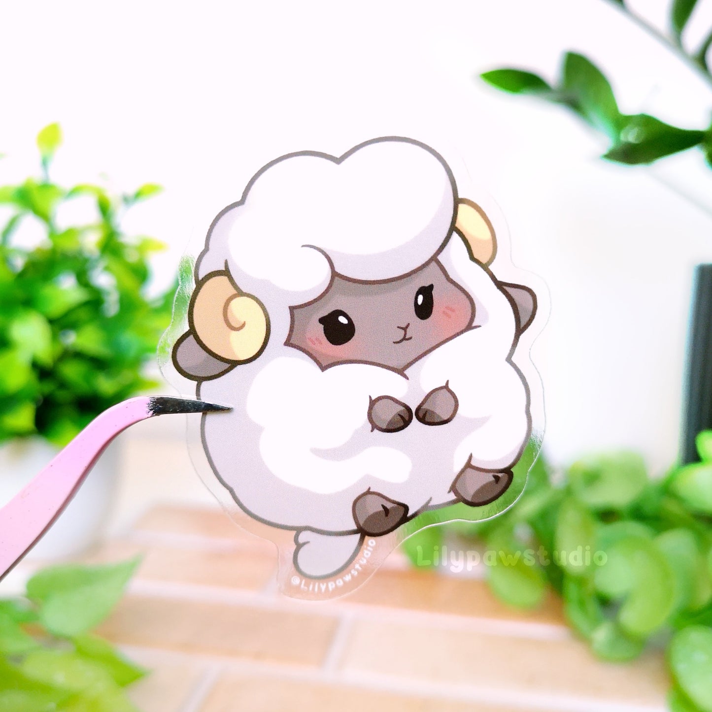 Ram Mochimal-Transparent Vinyl Sticker