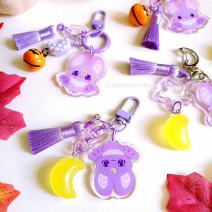 Bitty Bats Trinket Charms