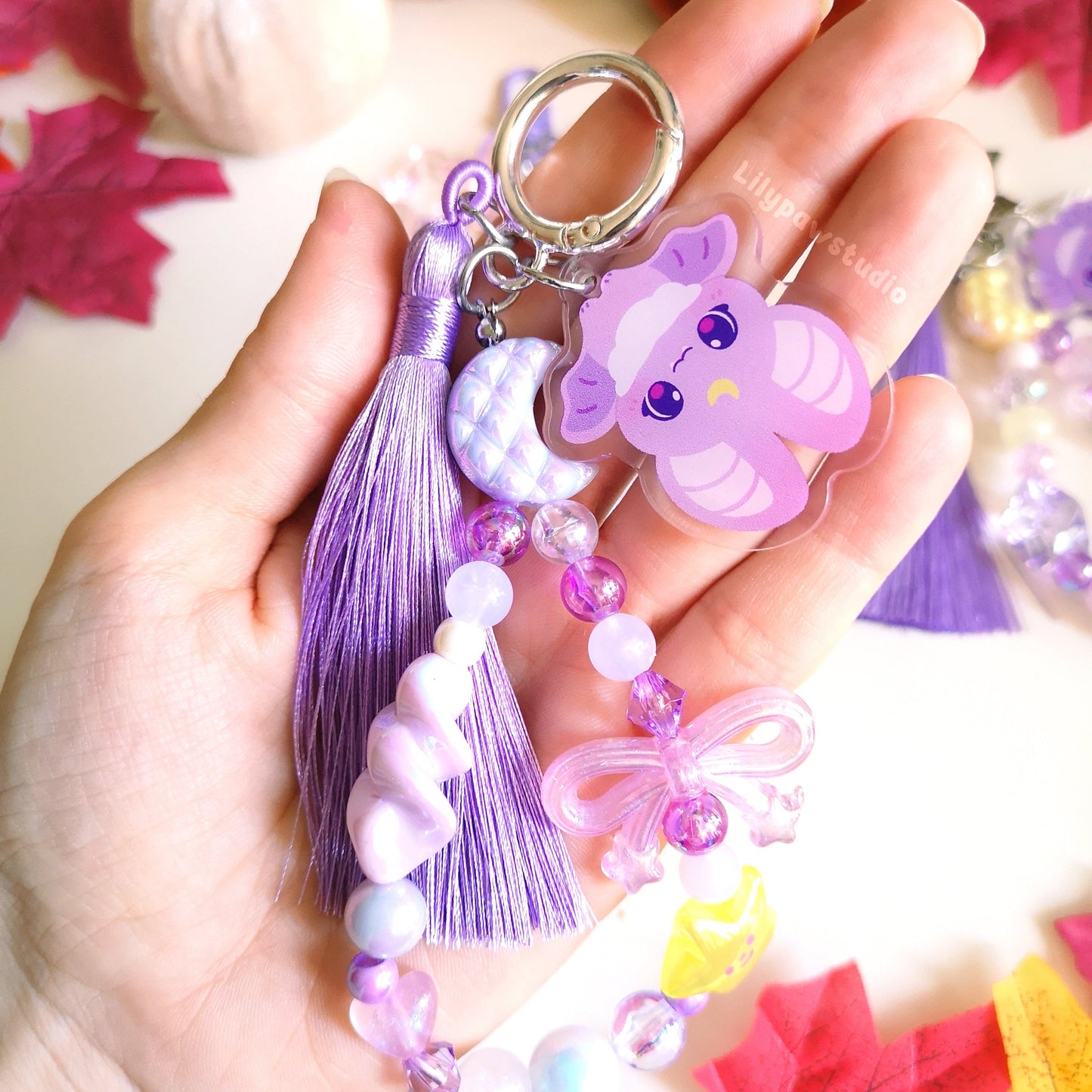 Bitty Bats - Beaded Charms