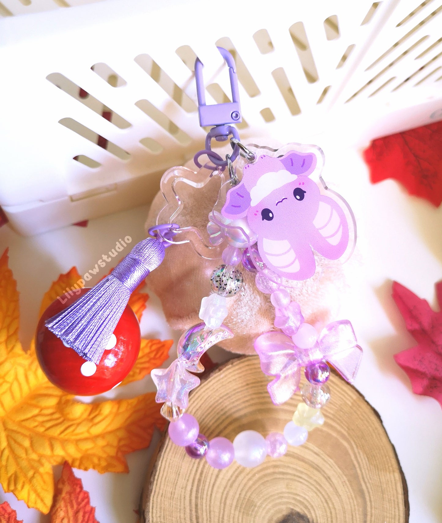 Bitty Bats - Beaded Charms