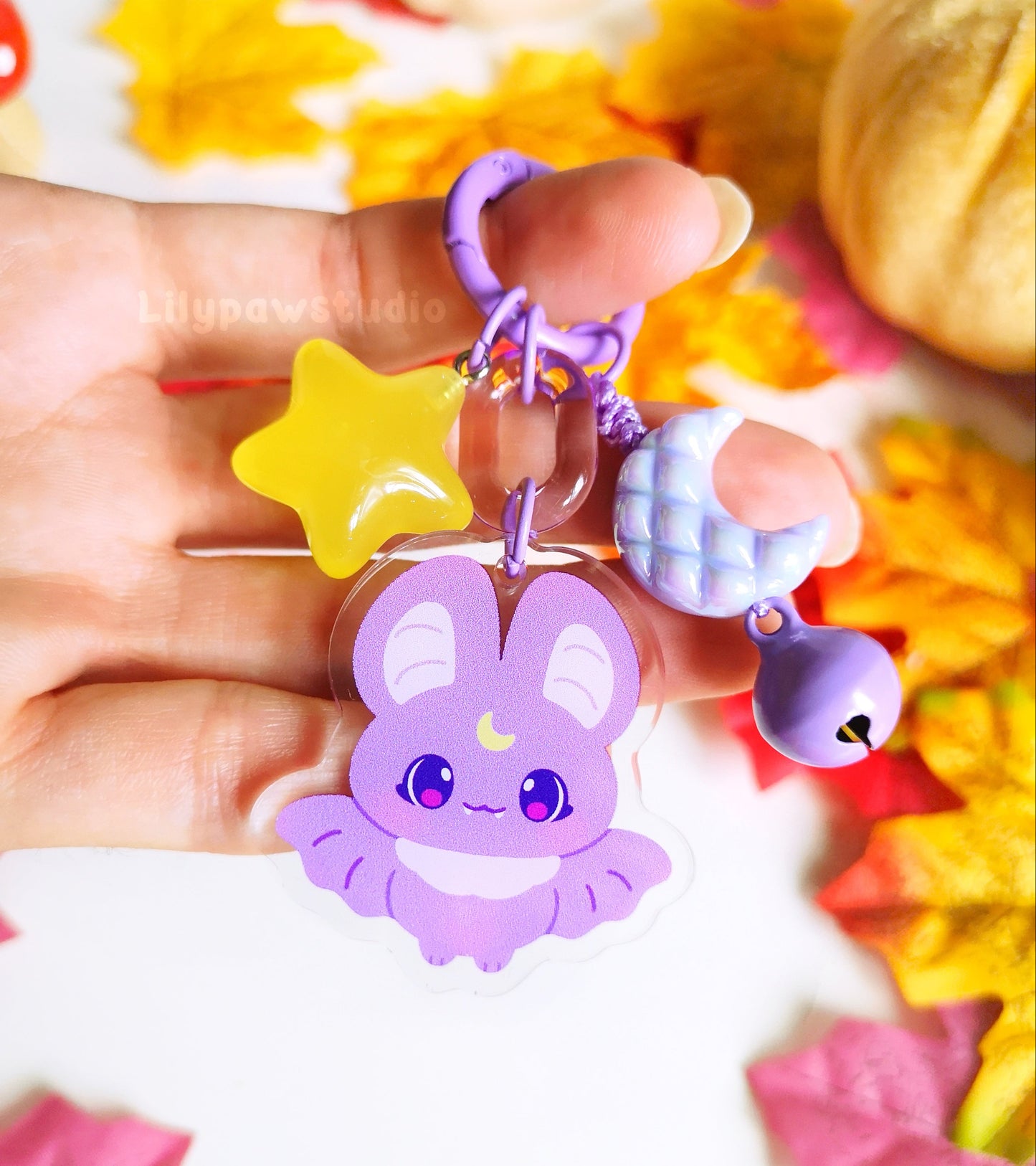 Bitty Bats Trinket Charms