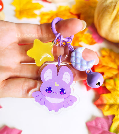 Bitty Bats Trinket Charms