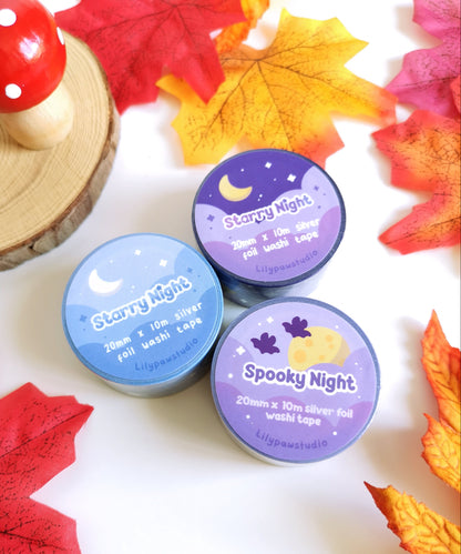 Silver Foil Washi Tape