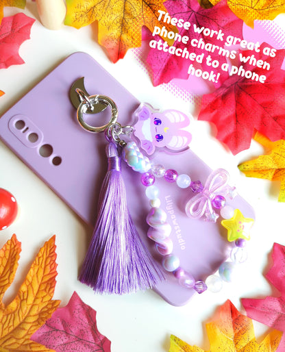 Bitty Bats - Beaded Charms