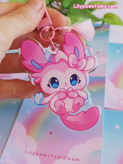 Eeveelution Acrylic Charm - Fairy