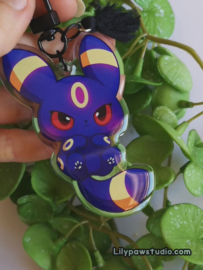 Eeveelution Acrylic Charm - Night