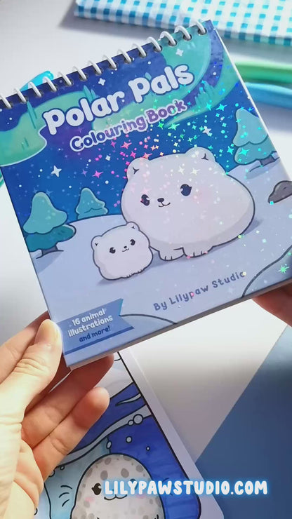 Polar Pals Colouring Book - (Made to order item)